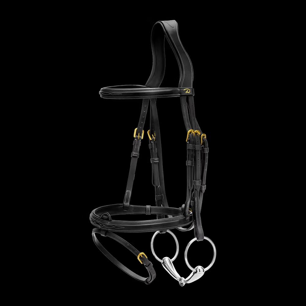 Flash Noseband Bridle DY, Black